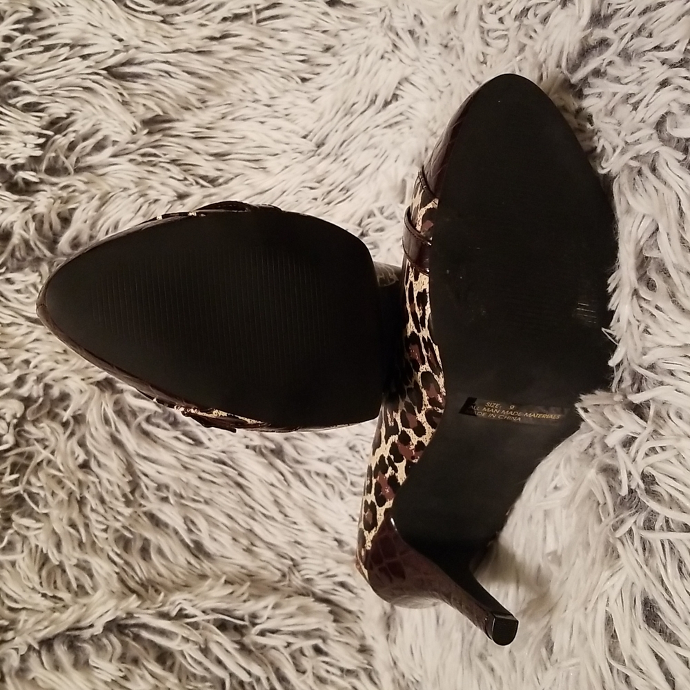 Qupid Leopard Print Platform Stilettos - image 5